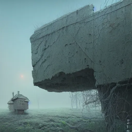 Image similar to painting by artist zdzislaw beksinski, 8k octane render, hyper realistic, unreal engine,