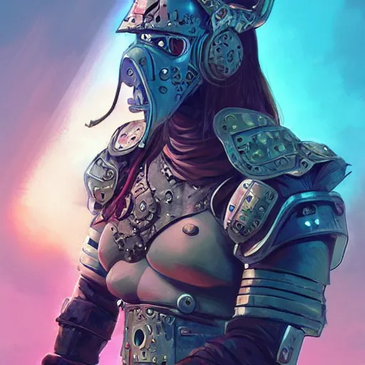 Image similar to cyberpunk viking helmet mask warrior goddess robot ninja fantasy, art gta 5 cover, official fanart behance hd artstation by jesper ejsing, by rhads, makoto shinkai and lois van baarle, ilya kuvshinov, ossdraws