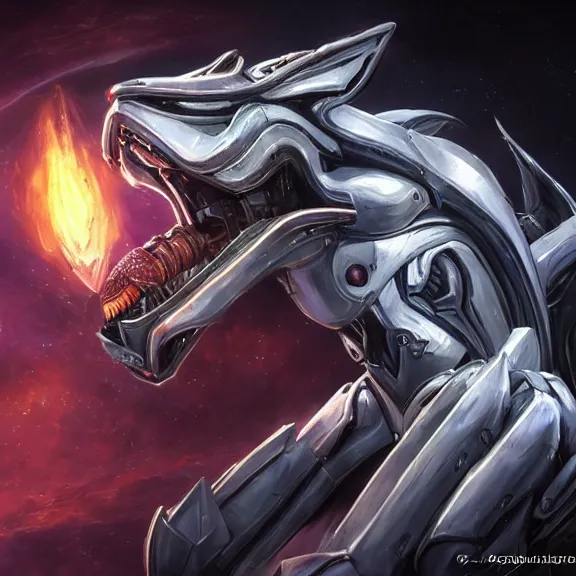 Prompt: extremely detailed mawshot of a giant beautiful stunning goddess anthropomorphic hot robot mecha female dragon, silver sharp streamlined armor, detailed hot maw, glowing Purple LED eyes, eating and swallowing a tiny woman as food, micro pov, vore art, dragon art, warframe fanart, Destiny fanart, macro art, giantess art, furry art, furaffinity, high quality 3D realism, DeviantArt, Eka's Portal, G6