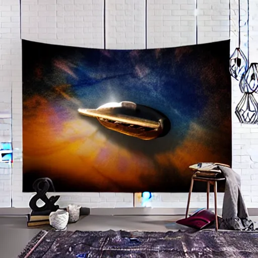 Image similar to big steampunk zeppelin flying in big fluffy clouds, cinematic light, epic scene, god rays, 8 k, high detailed ornaments, liquid marbling acrylic paint, sunset, magic hour, golden hour, strathosphere, nebula sky, milkyway