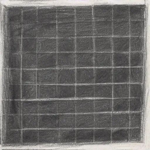 Image similar to charcoal drawing introspective bother 5 x 5 grid