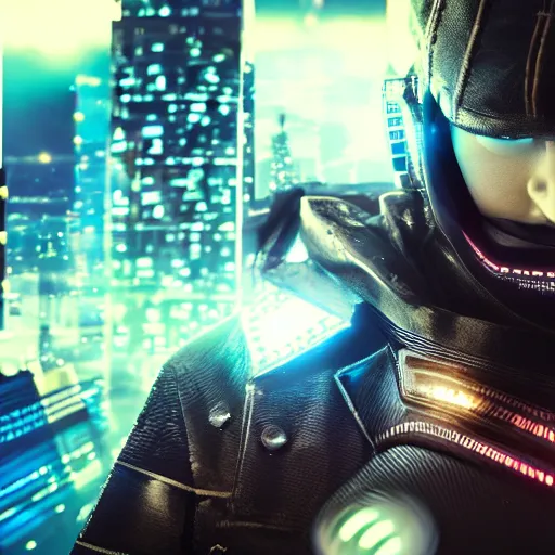 Image similar to cyber punk cowboy, great shot, 8k,