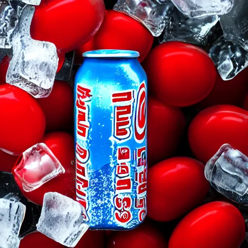 Image similar to an icy cold bottle of conka cola, marketing promo photo