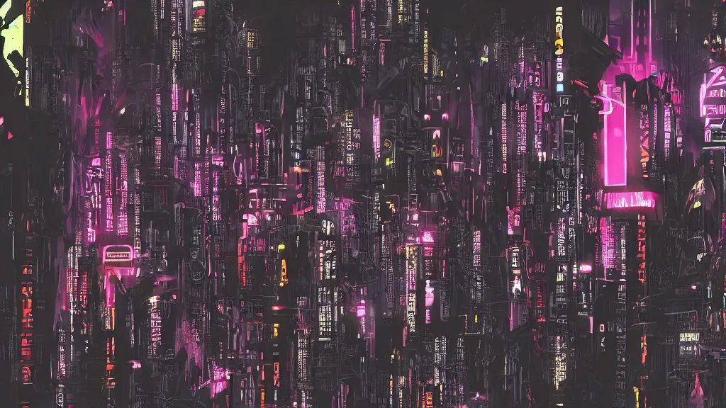 Image similar to black cyberpunk background