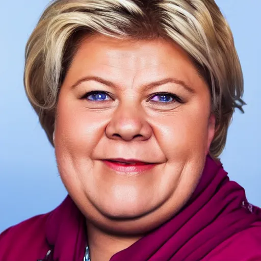 Image similar to erna solberg