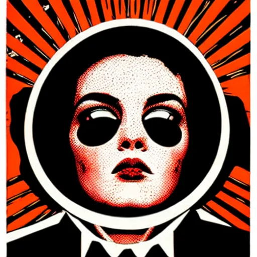 Image similar to punk. by shepard fairey