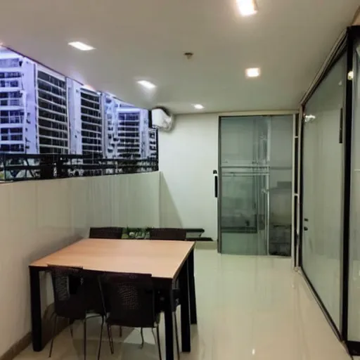 Image similar to a void deck in a hdb flat