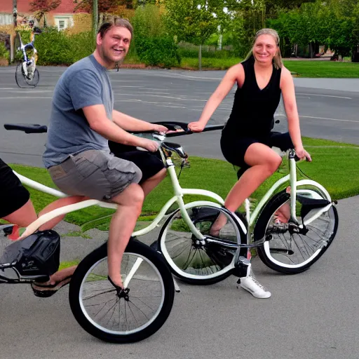 Image similar to 100 person tandem bike