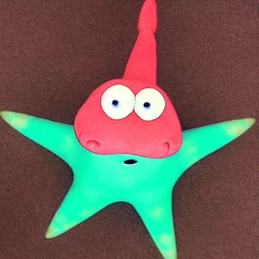 Image similar to Patrick star from the SpongeBob cartoon