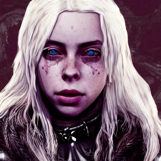 Prompt: Billie Eilish in Skyrim