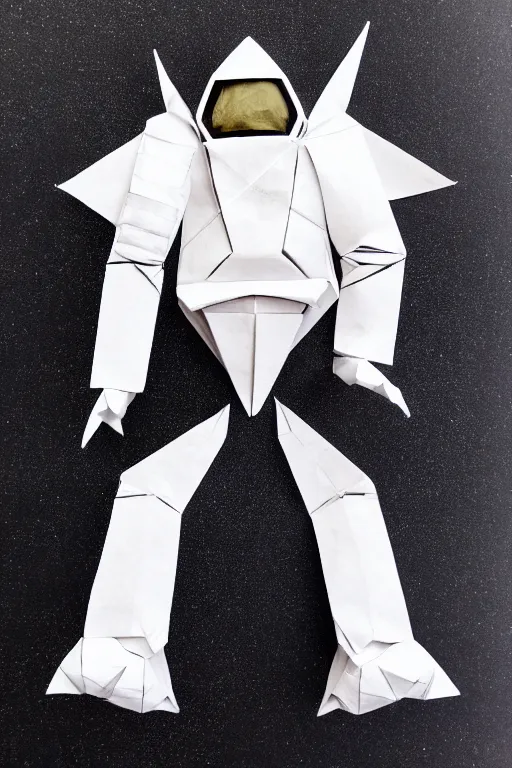 Image similar to origami astronaut