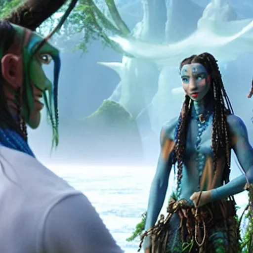 Image similar to still from avatar 2