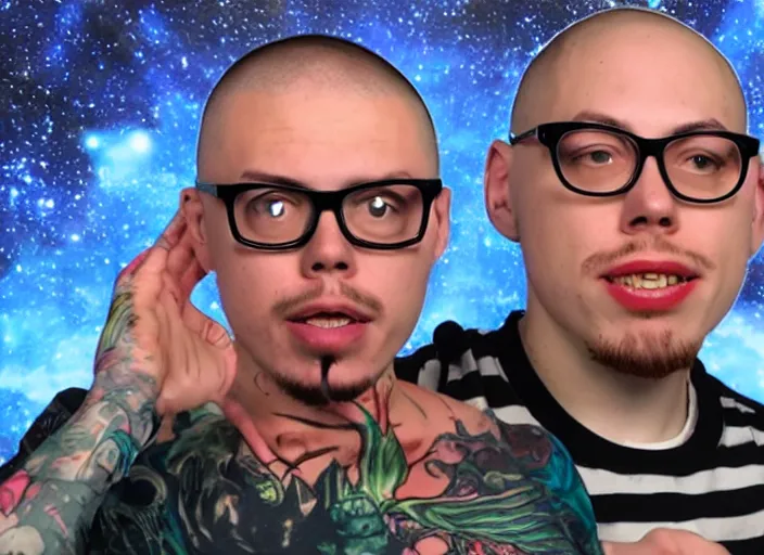 Image similar to anthony fantano giving the end of the universe a 0 out of 1 0