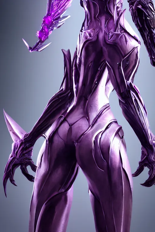 Prompt: galactic hyperdetailed elegant beautiful stunning giantess valkyr warframe goddess rear shot, sharp spines, sharp metal ears, smooth purple eyes, smooth fuschia skin, silver armor, bigger than galaxy, epic proportions, epic scale, epic size, warframe fanart, destiny, furry, dragon art, goddess art, giantess art, furaffinity, octane render