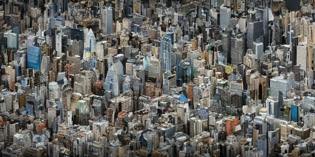 Prompt: society of mice build a cityscape utopia out of a human bathroom, photo realistic, wild angle lens, zoomed out overview, nat geo award winner