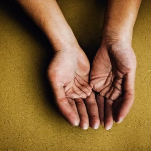 Image similar to close-up photo of a person's hands