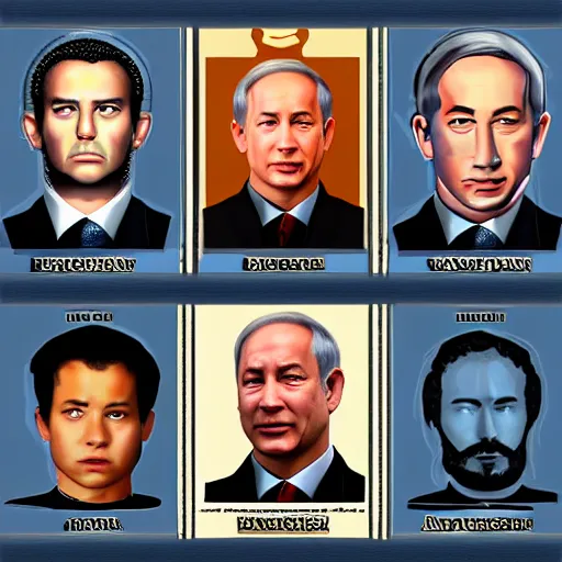 Image similar to binyamin netanyahu portrait film in the style of game of thrones digital art