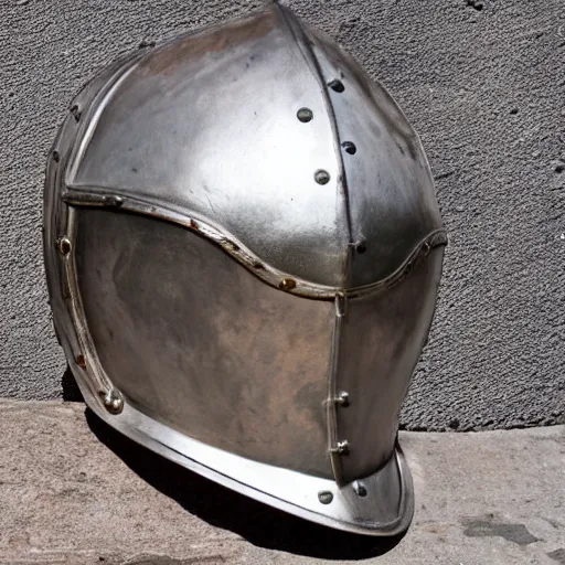 Prompt: bascinet helmet,realistic,photography