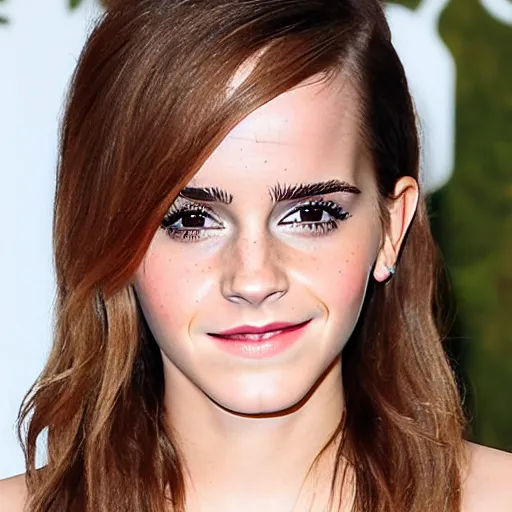 Image similar to emma watson mixed with kim kardashian