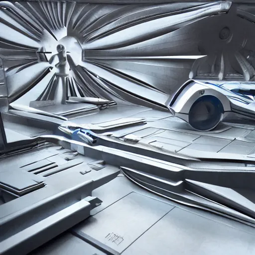 Image similar to sci-fi car and wall structure tile in the coronation of napoleon painting by Jacques-Louis David in the blade runner 2049 film and point cloud in the middle and everything in form of zaha hadid architects artwork by caravaggio unreal engine 5 keyshot octane lighting ultra high detail ultra hyper realism 8k 16k in plastic dark tilt shift full-length view