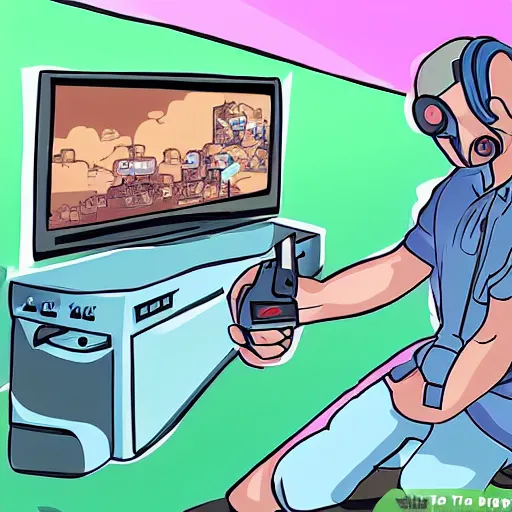 Image similar to wikihow get better at video games