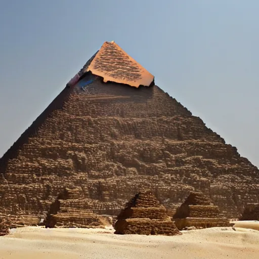 Prompt: how did the ancient egyptians build the pyramids?