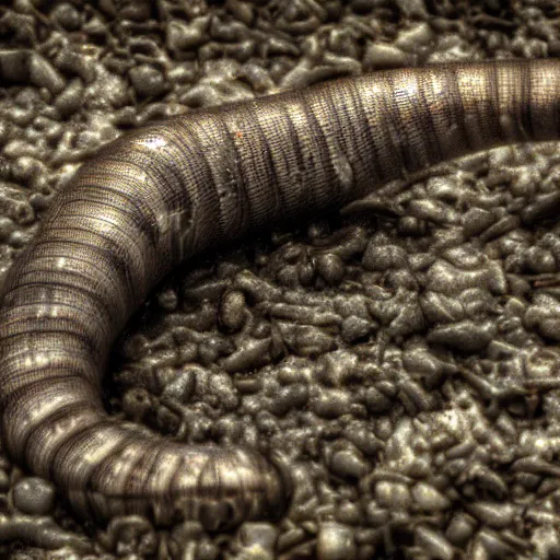 Prompt: worm, filmic tonemapping