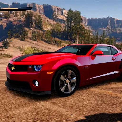 Image similar to 2 0 1 3 chevrolet camaro ss in red dead redemption 2