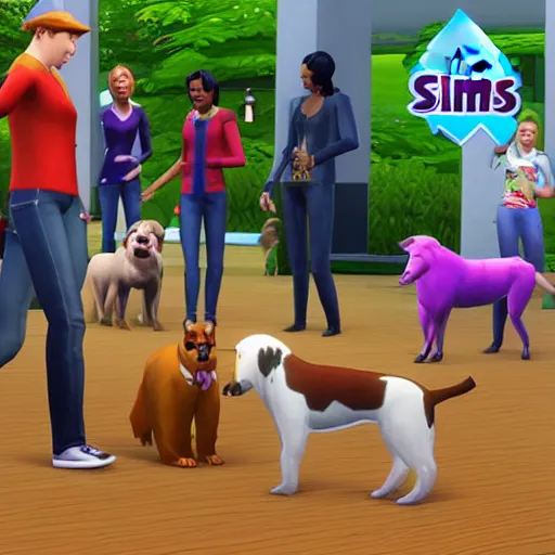 Prompt: The Sims 5: Pets