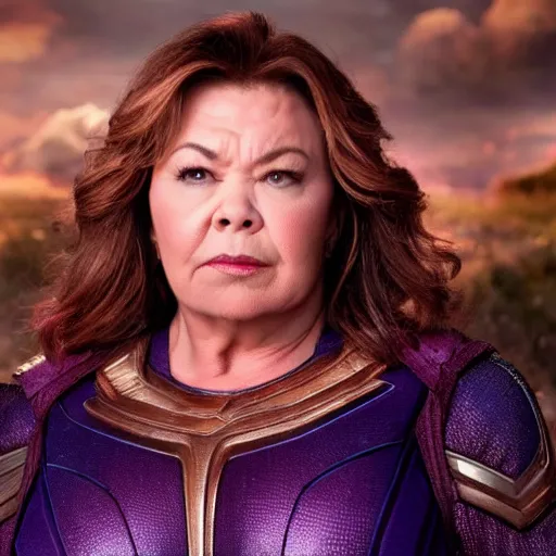 Image similar to Roseanne as Thanos