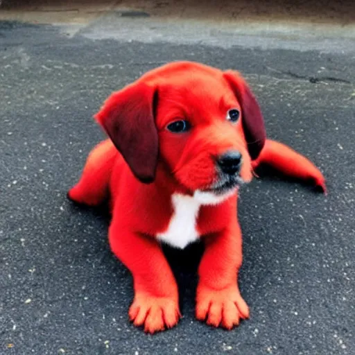 Image similar to adorable crimson puppy