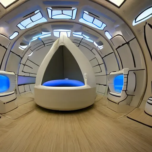 Prompt: cybernetic healing pods, diverse healing pods, humans in healing pods, from the side, floating bodies, wide wide angle, vivid, elaborate, highly detailed, beautiful lighting