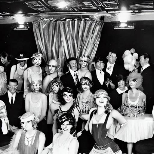 Prompt: a studio photo of Gatsby's greatest party