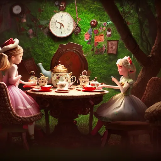 2,071 Alice Wonderland Tea Party Images, Stock Photos, 3D objects, &  Vectors