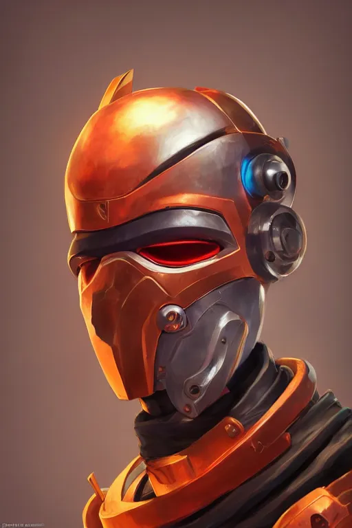 Image similar to epic mask helmet robot ninja portrait stylized as fornite style game design fanart by concept artist gervasio canda, behance hd by jesper ejsing, by rhads, makoto shinkai and lois van baarle, ilya kuvshinov, rossdraws global illumination radiating a glowing aura global illumination ray tracing hdr render in unreal engine 5