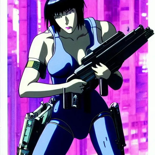 Ghost in the Shell, GitS, glasses, full body, ! Batou | Stable Diffusion