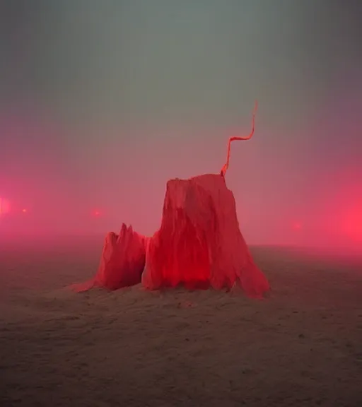 Image similar to lokah samastah sukhino bhavantu vertical red light, painting art, volumetric lighting, majestic light, ethereal, hyperrealistic, at night, epic, masterpiece, by reuben wu