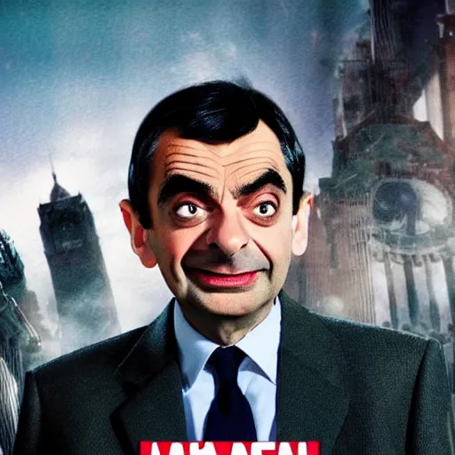 Image similar to Mr. Bean in marvel movie