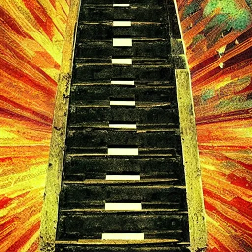 Image similar to stairway to heaven, led zeppelin,