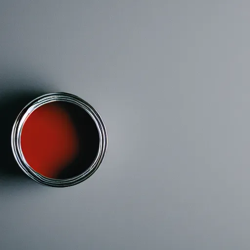 Image similar to can of paint, minimal, modern, solid colors, brown