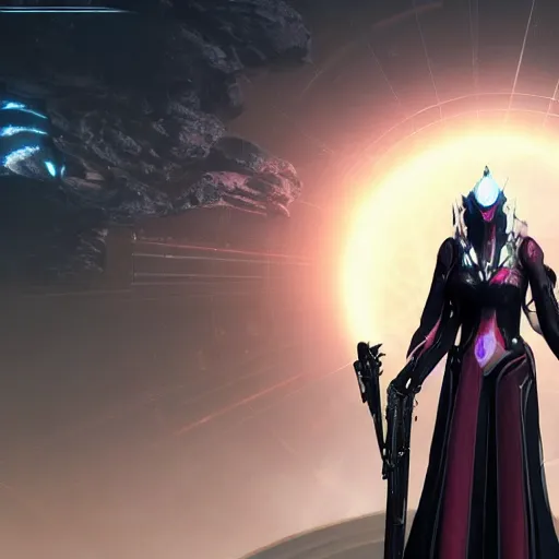 Prompt: cinematic, hyperdetailed elegant beautiful stunning futuristic oracle in jedi clothes, warframe, destiny, octane