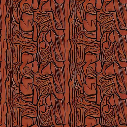 Image similar to seamless stylized cartoon wood bark texture 5 1 2 x 5 1 2