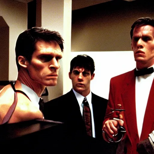 Image similar to Caesar, Brutus, Trajan in American Psycho (1999)