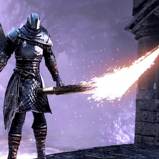 Prompt: Screenshot of Dababy as a boss in Dark Souls