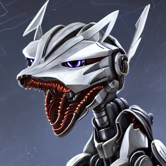 Image similar to close up mawshot of a perfect cute elegant beautiful stunning anthropomorphic hot female robot mecha dragon, with sleek silver metal armor, glowing OLED visor, looking the camera, open dragon maw being highly detailed and living, pov camera looking into the maw, food pov, micro pov, vore, digital art, pov furry art, anthro art, furry, warframe art, high quality, 8k 3D realistic, dragon mawshot art, maw art, macro art, micro art, dragon art, Furaffinity, Deviantart, Eka's Portal, G6