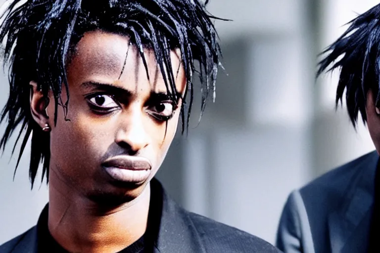 Image similar to playboi carti in death note