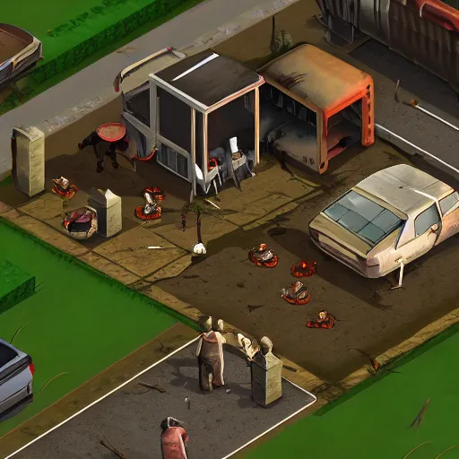Image similar to project zomboid screenshot.