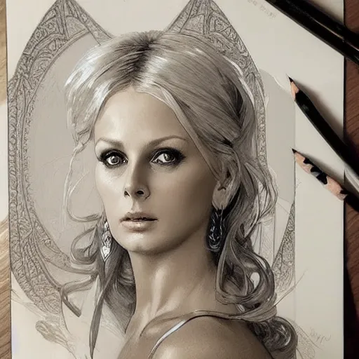 Prompt: amazing lifelike award winning pencil illustration of kim Woodburn trending on art station artgerm Greg rutkowski alphonse mucha cinematic