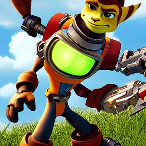 Image similar to ratchet and clank