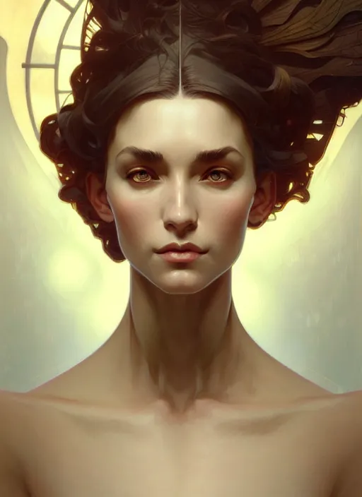 Image similar to symmetry!! portrait of wolwerine, intricate, elegant, highly detailed, my rendition, digital painting, artstation, concept art, smooth, sharp focus, illustration, art by artgerm and greg rutkowski and alphonse mucha